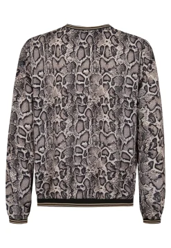 Discount Miss Etam Blouse print grijs Multi dark neutral