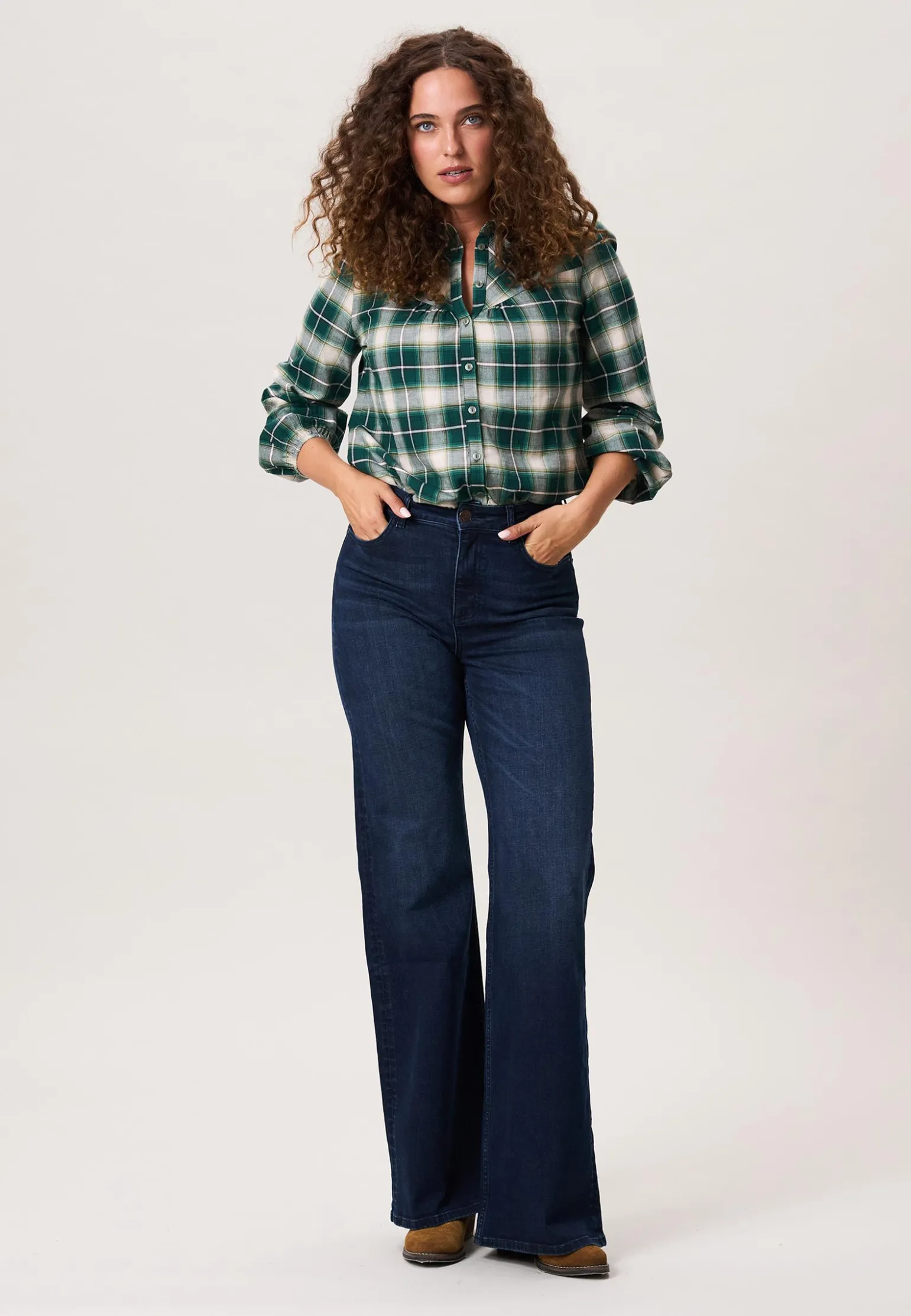 Miss Etam Blouse print groen Multi Emerald