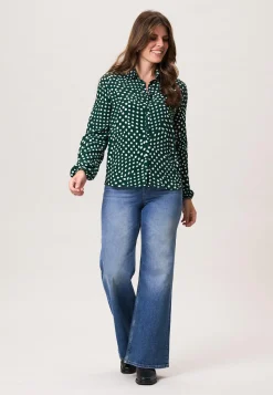 Sale Miss Etam Blouse print groen Multi dark green