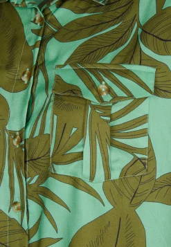 Hot Miss Etam Blouse print groen Multi dark mint