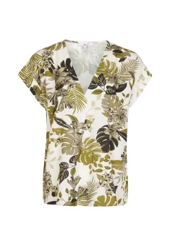 Miss Etam Blouse print groen Multi spicy green