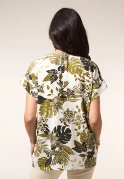 Miss Etam Blouse print groen Multi spicy green