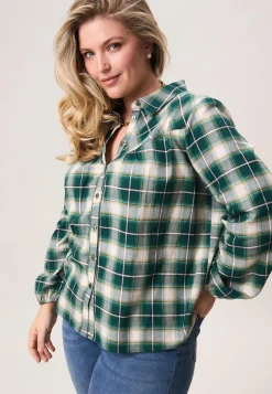 Discount Miss Etam Blouse print groen Multi Emerald