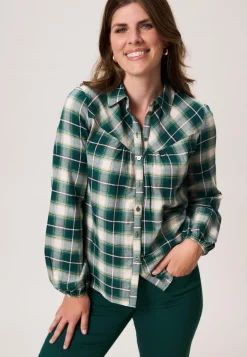 Hot Miss Etam Blouse print groen Multi Emerald