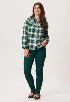 Hot Miss Etam Blouse print groen Multi Emerald