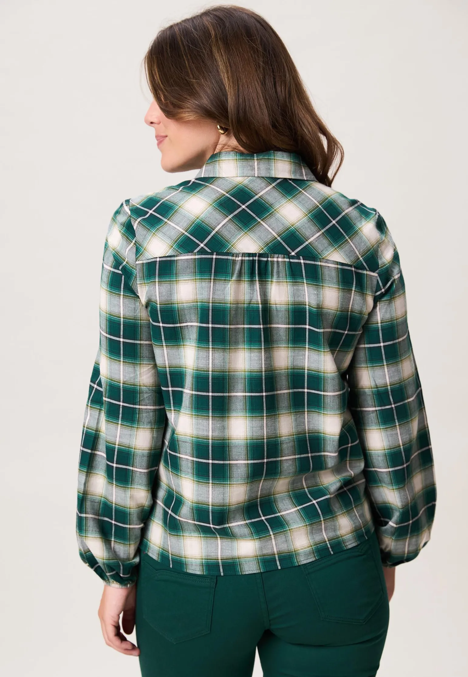 Hot Miss Etam Blouse print groen Multi Emerald