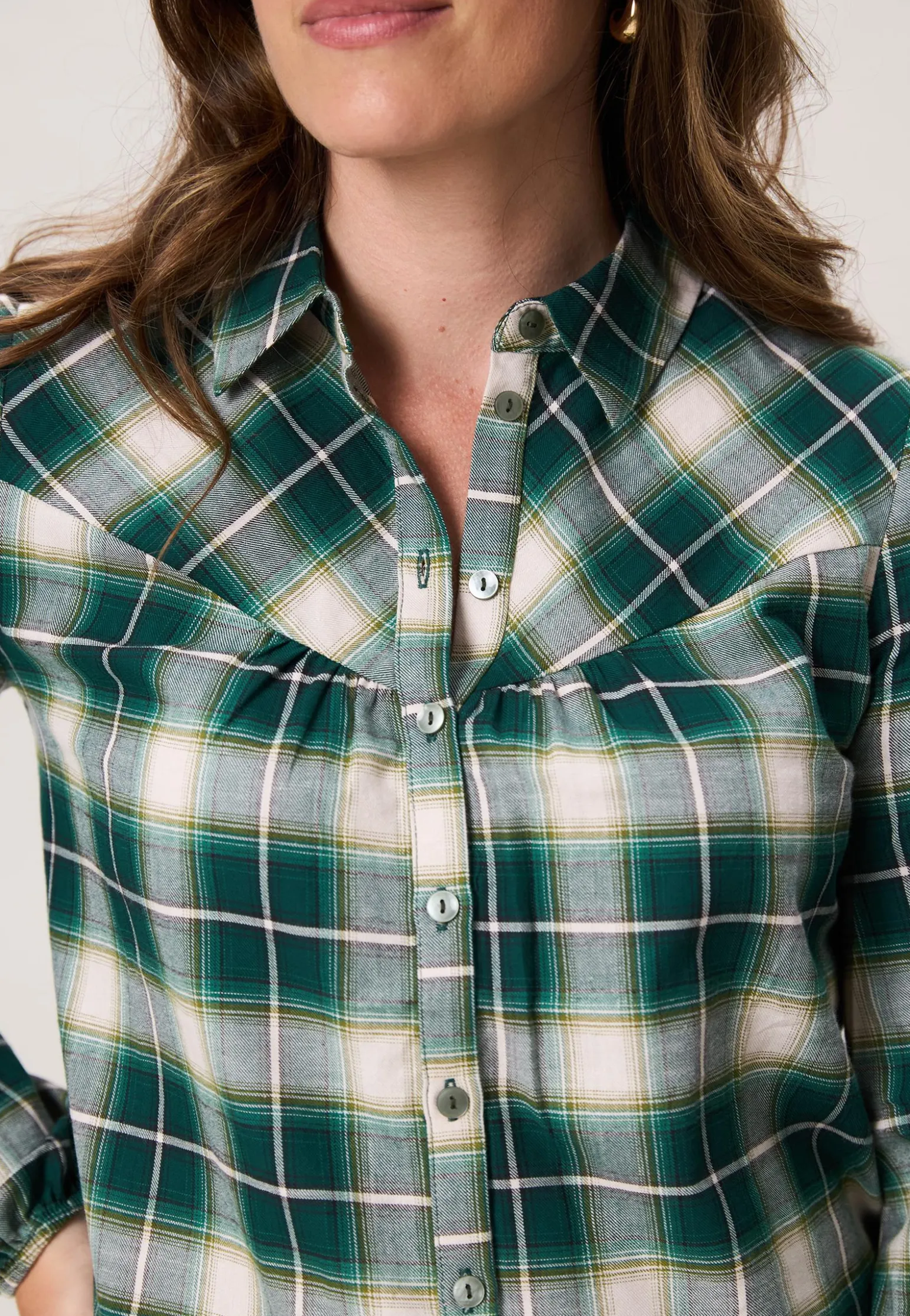 Hot Miss Etam Blouse print groen Multi Emerald