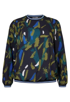 Hot Miss Etam Blouse print groen Multi green