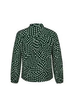 Outlet Miss Etam Blouse print groen Multi dark green