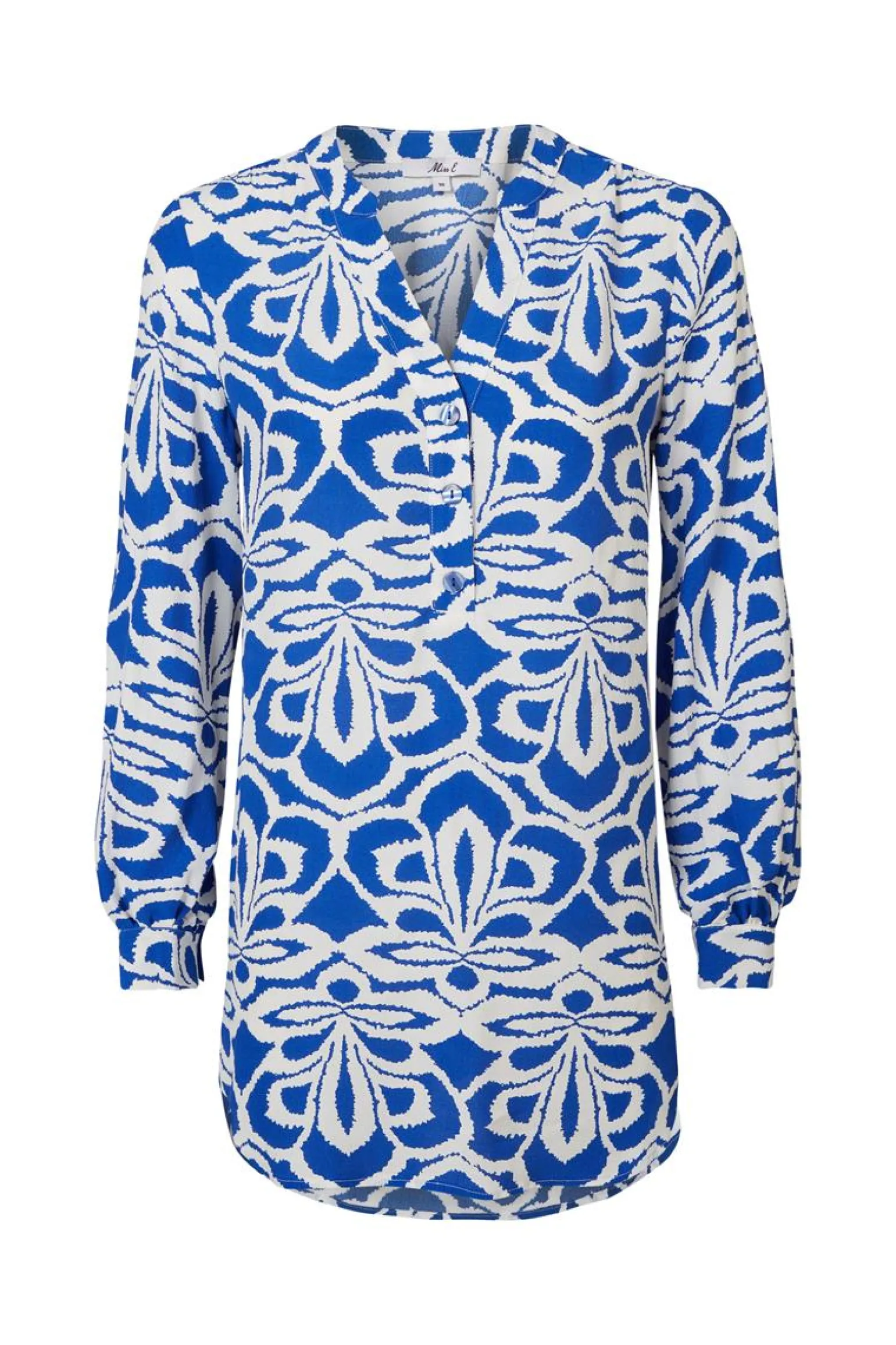 New Miss Etam Blouse print kobaltblauw Multi kobaltblauw
