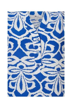 New Miss Etam Blouse print kobaltblauw Multi kobaltblauw