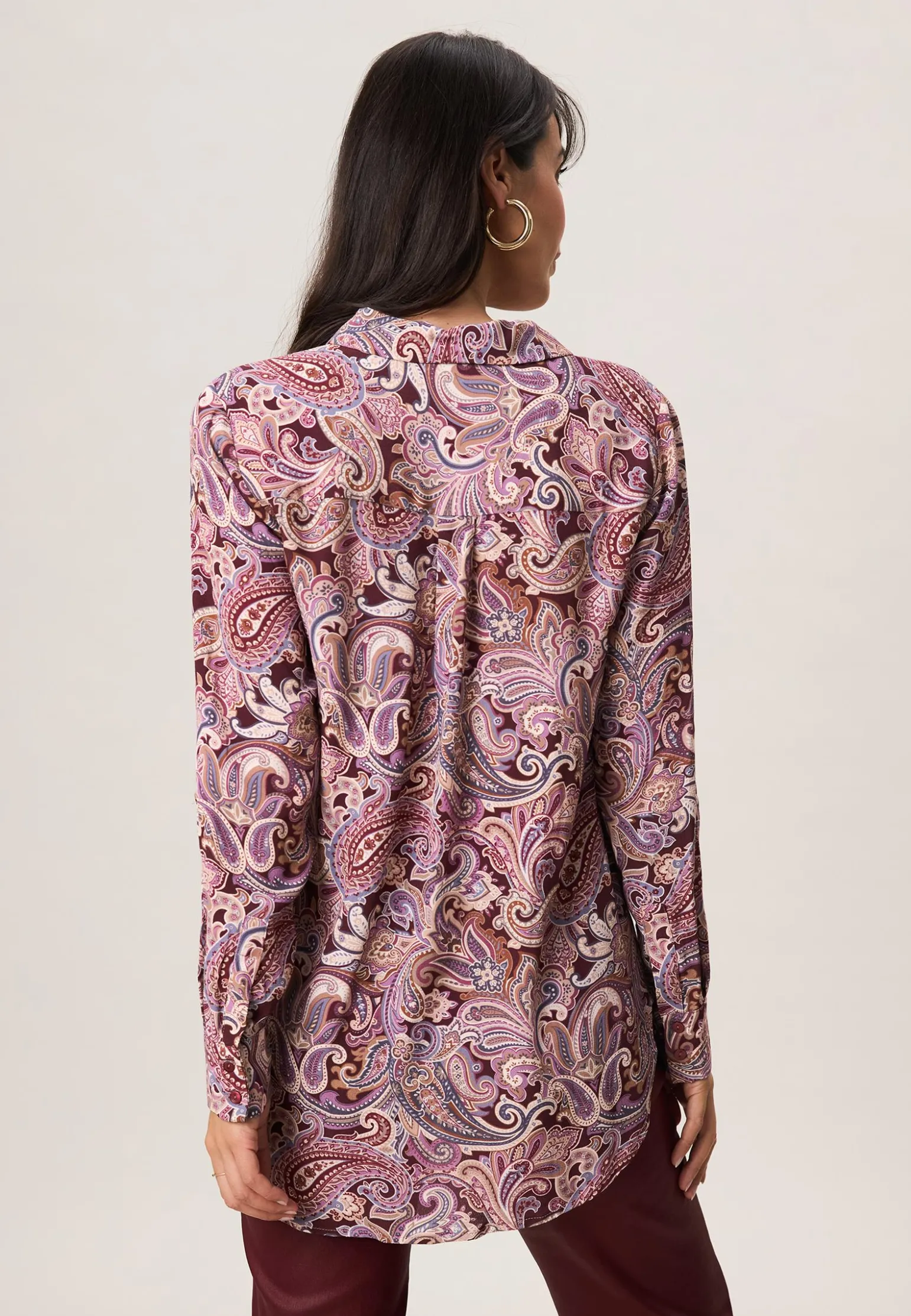 Clearance Miss Etam Blouse print paars Multi aubergine