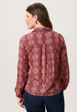 Hot Miss Etam Blouse print rood Multi dark red