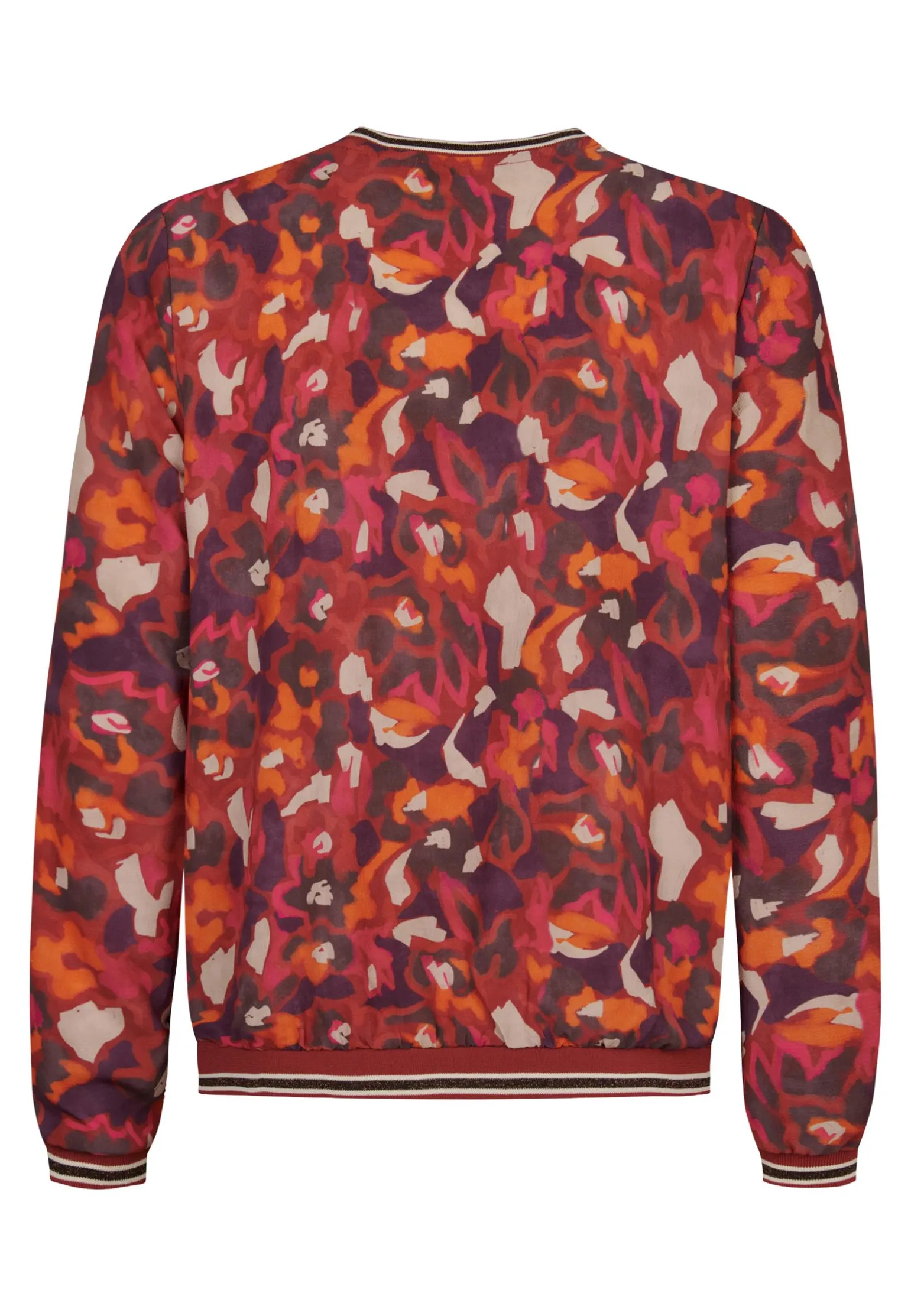 Best Miss Etam Blouse print rood Multi burned orange