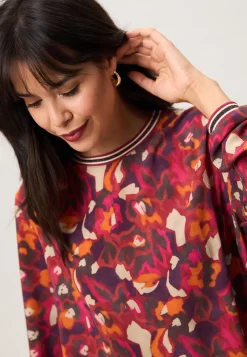 Best Miss Etam Blouse print rood Multi burned orange