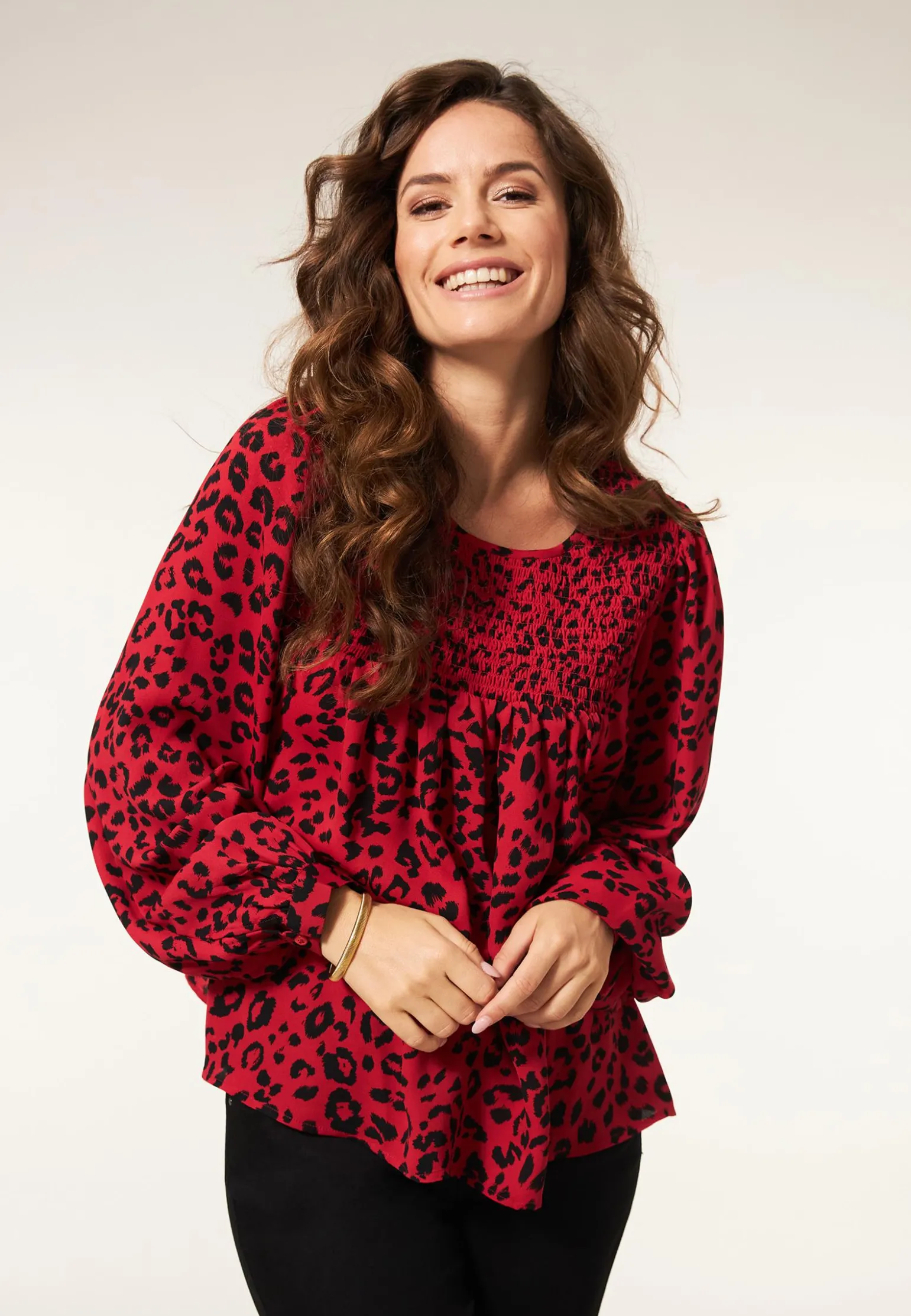Sale Miss Etam Blouse print rood Multi rood