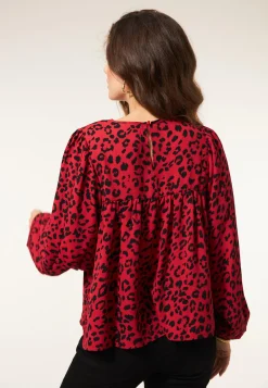 Sale Miss Etam Blouse print rood Multi rood