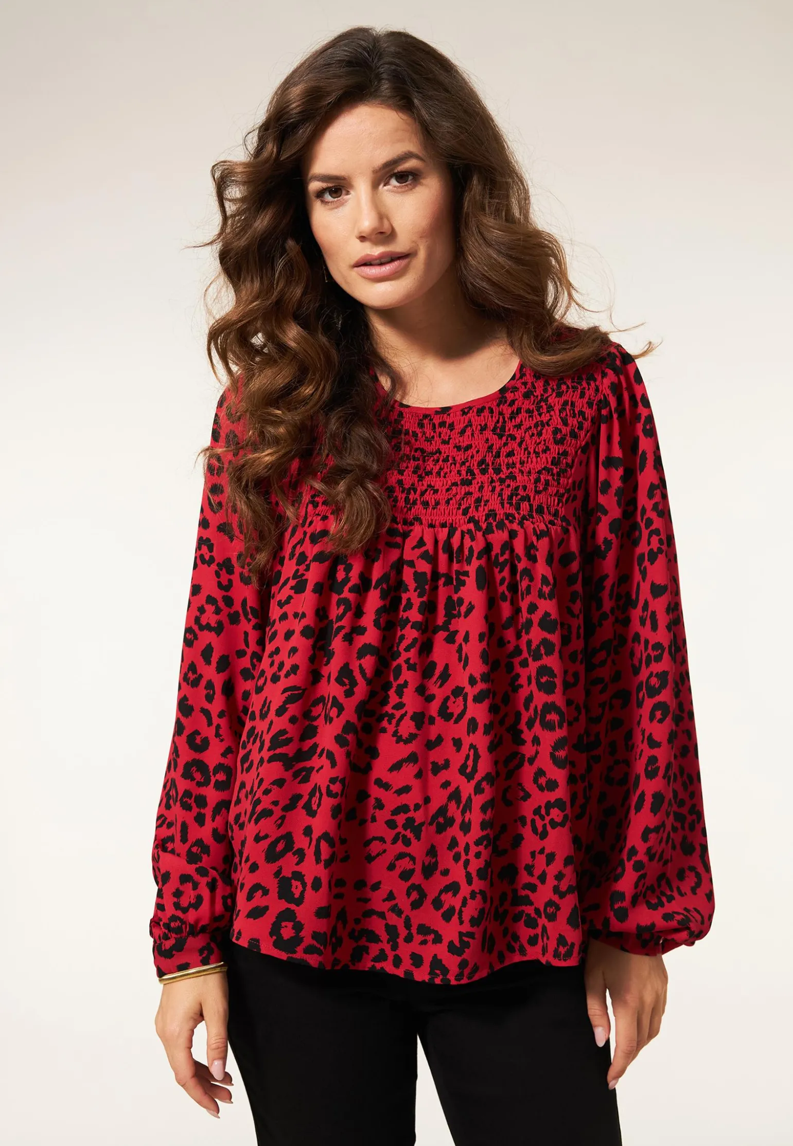 Sale Miss Etam Blouse print rood Multi rood
