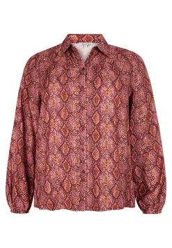 Clearance Miss Etam Blouse print rood Multi dark red