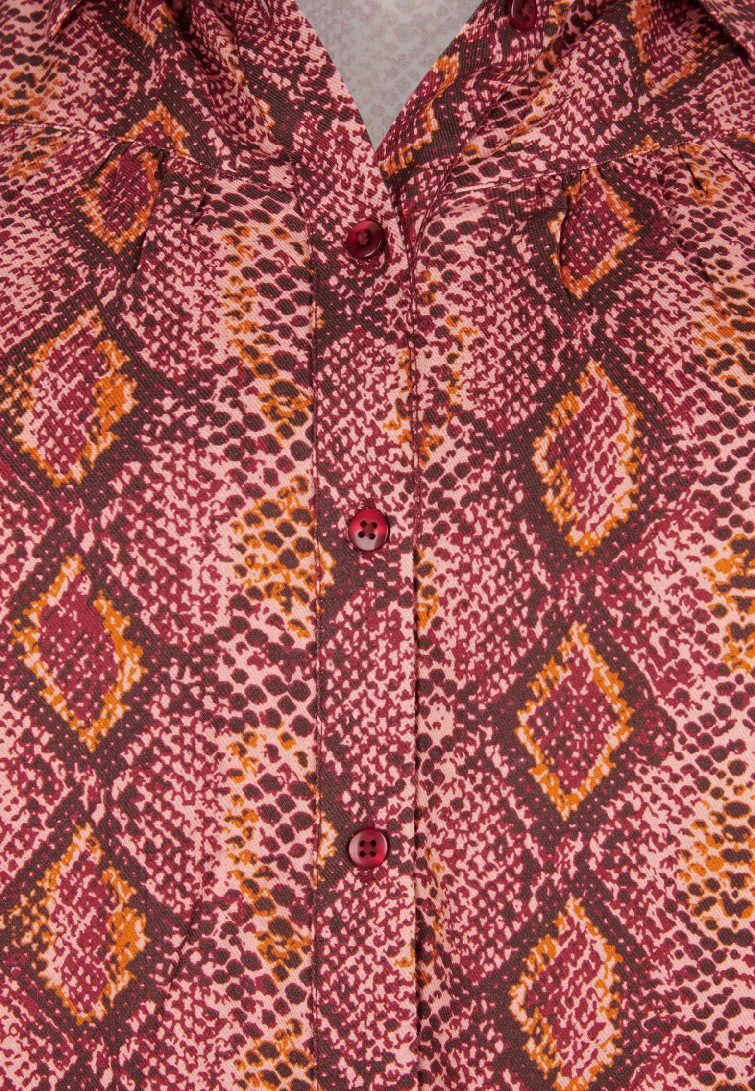 Clearance Miss Etam Blouse print rood Multi dark red