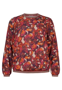 Best Miss Etam Blouse print rood Multi burned orange