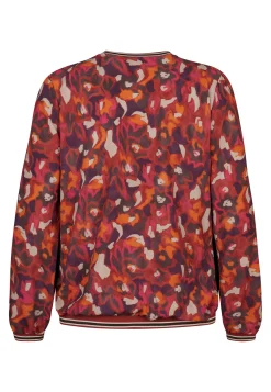 Best Miss Etam Blouse print rood Multi burned orange