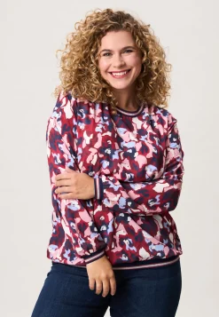 Discount Miss Etam Blouse print rood blauw Multi dark red