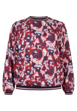 Discount Miss Etam Blouse print rood blauw Multi dark red