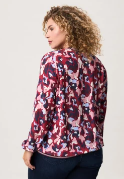 Discount Miss Etam Blouse print rood blauw Multi dark red