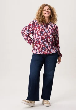 Discount Miss Etam Blouse print rood blauw Multi dark red