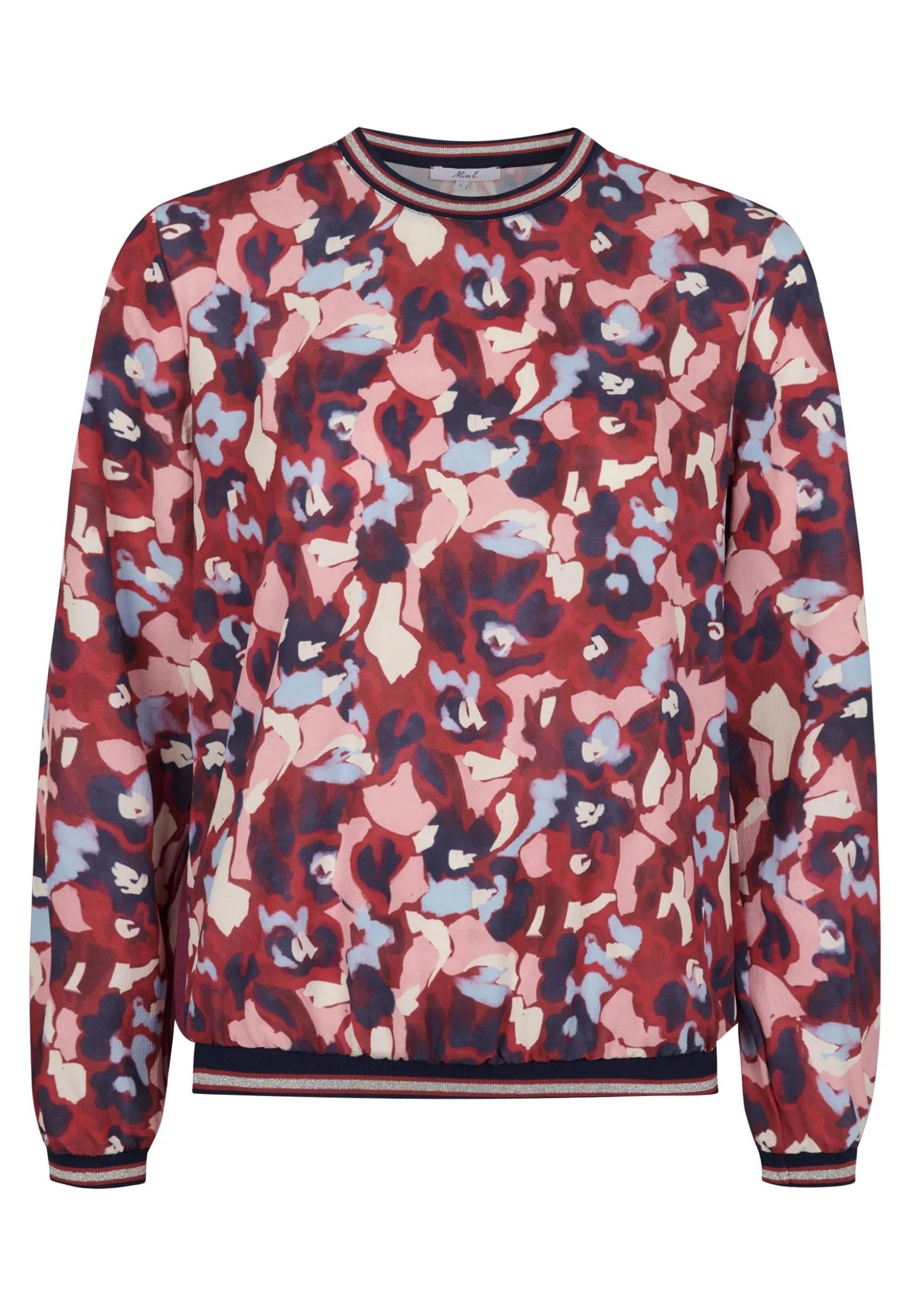 New Miss Etam Blouse print rood blauw Multi dark red