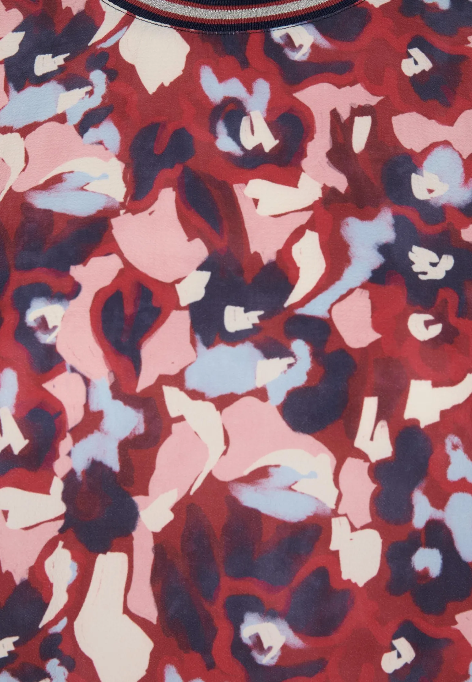 New Miss Etam Blouse print rood blauw Multi dark red