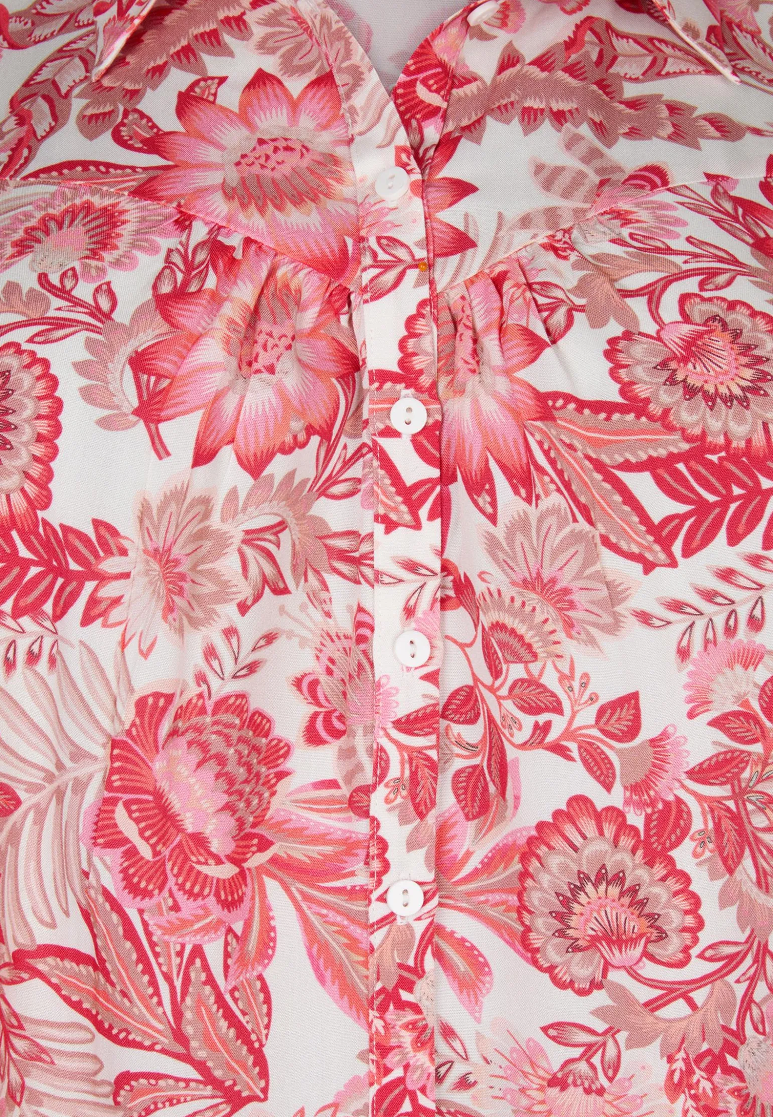 Online Miss Etam Blouse print roze Multi coral
