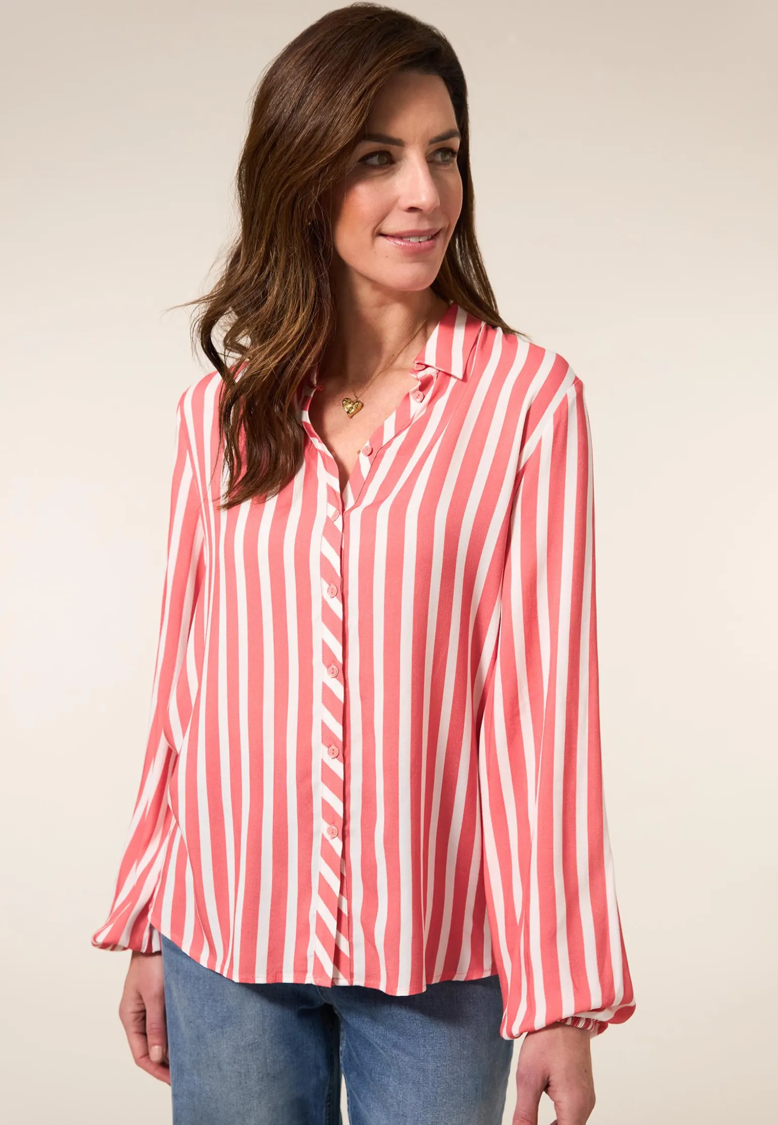 Discount Miss Etam Blouse print roze Multi light coral