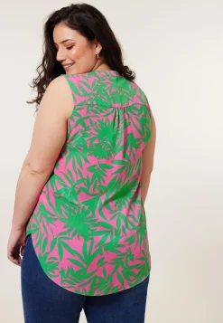 Hot Miss Etam Blouse print roze Multi Fuchsia