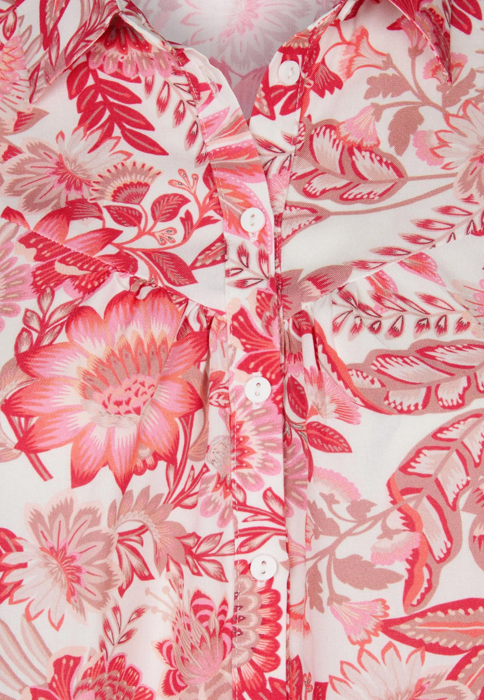Outlet Miss Etam Blouse print roze Multi coral