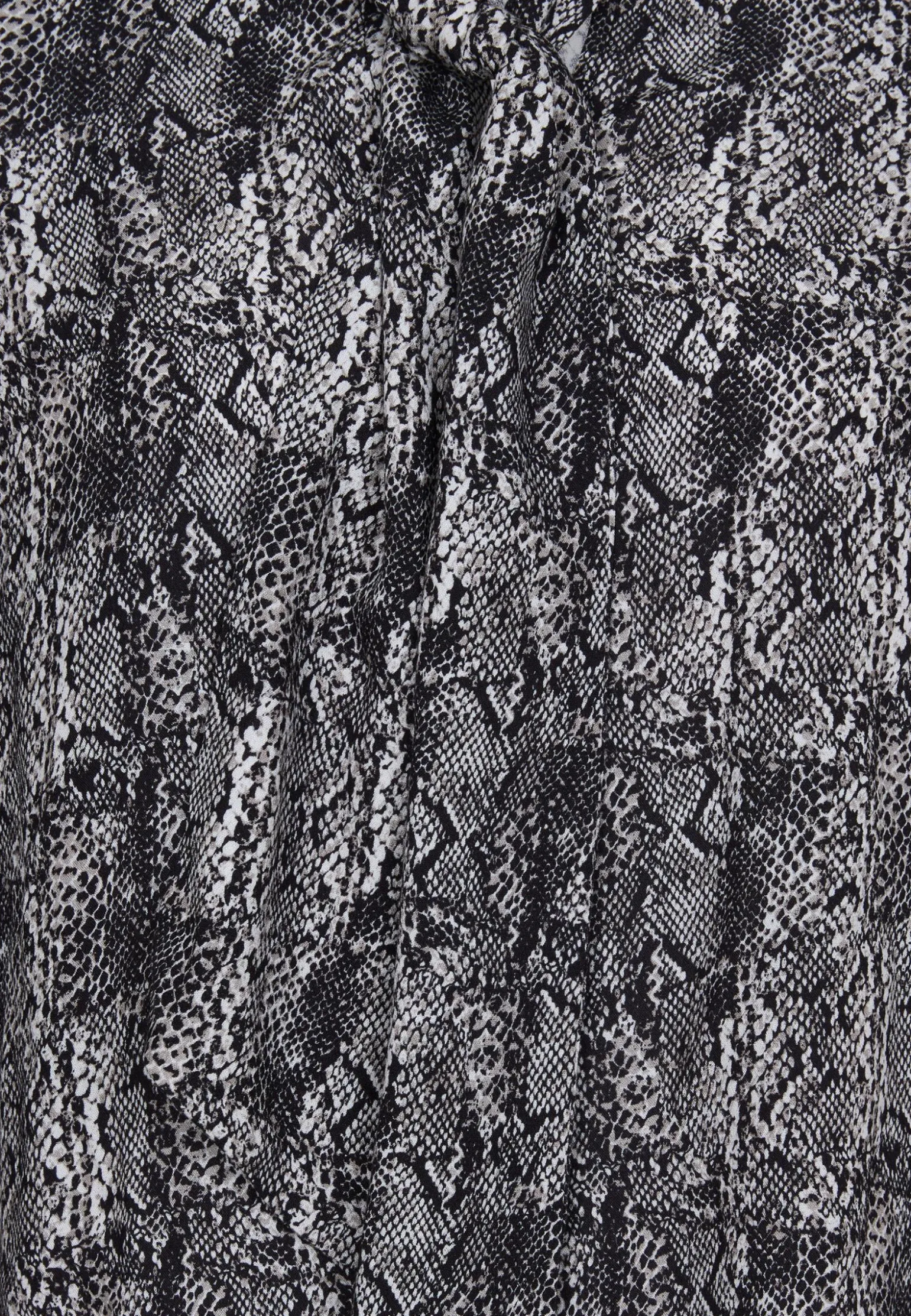 Clearance Miss Etam Blouse print strikdetail grijs zwart Multi zwart