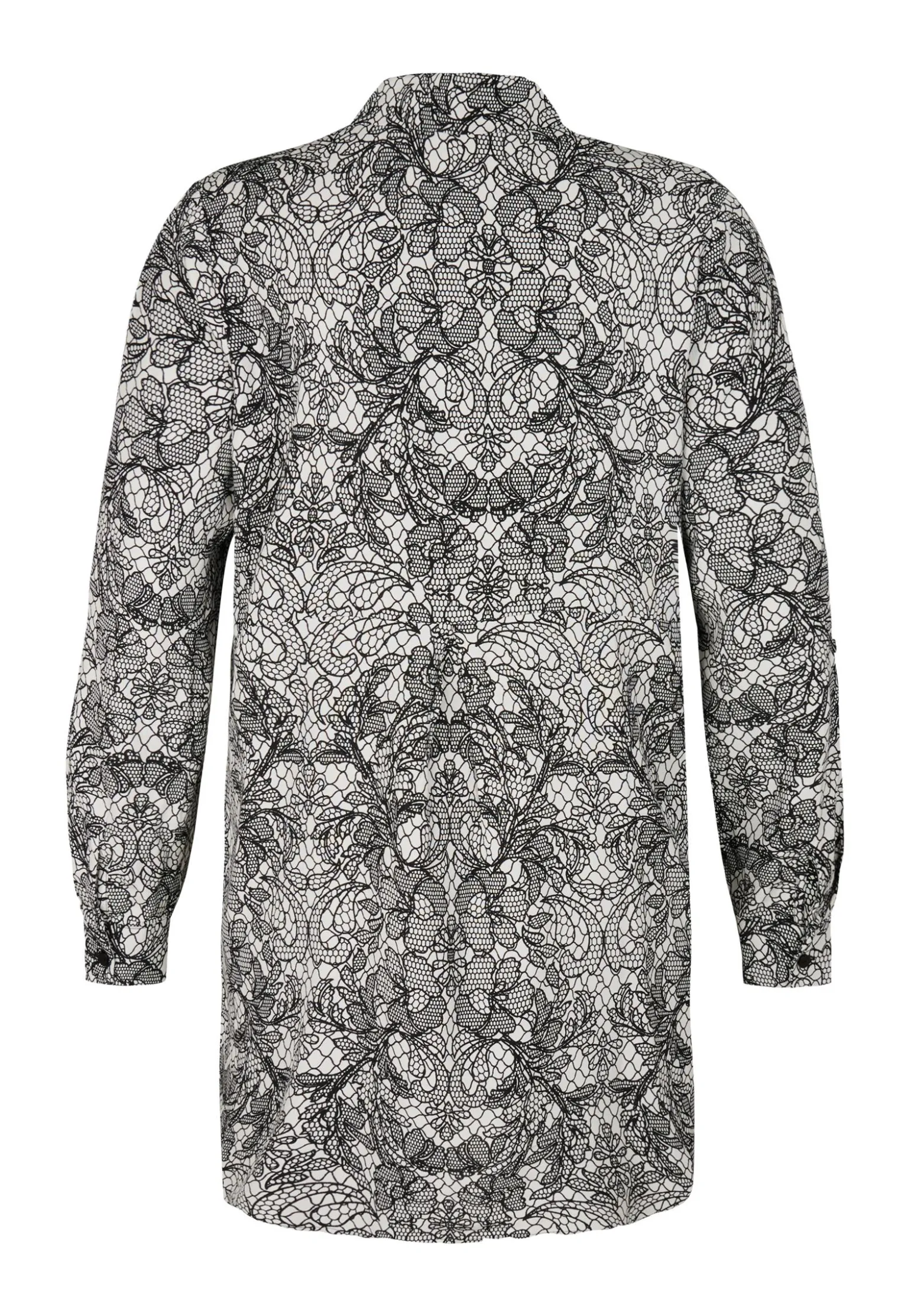 Clearance Miss Etam Blouse print wit zwart Multi offwhite
