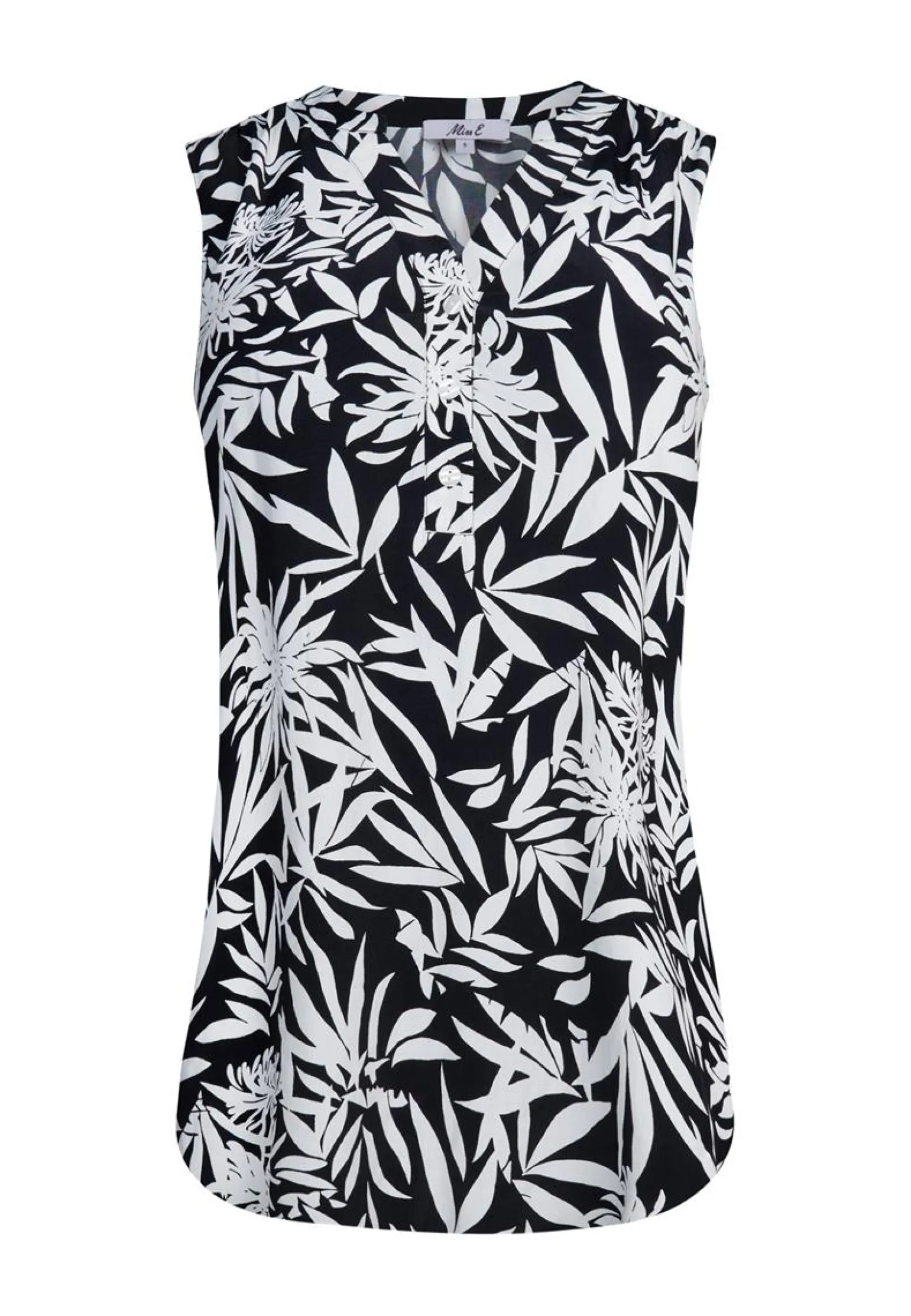 Sale Miss Etam Blouse print zwart Multi black white
