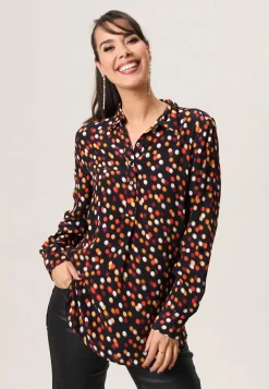 New Miss Etam Blouse print zwart Multi zwart