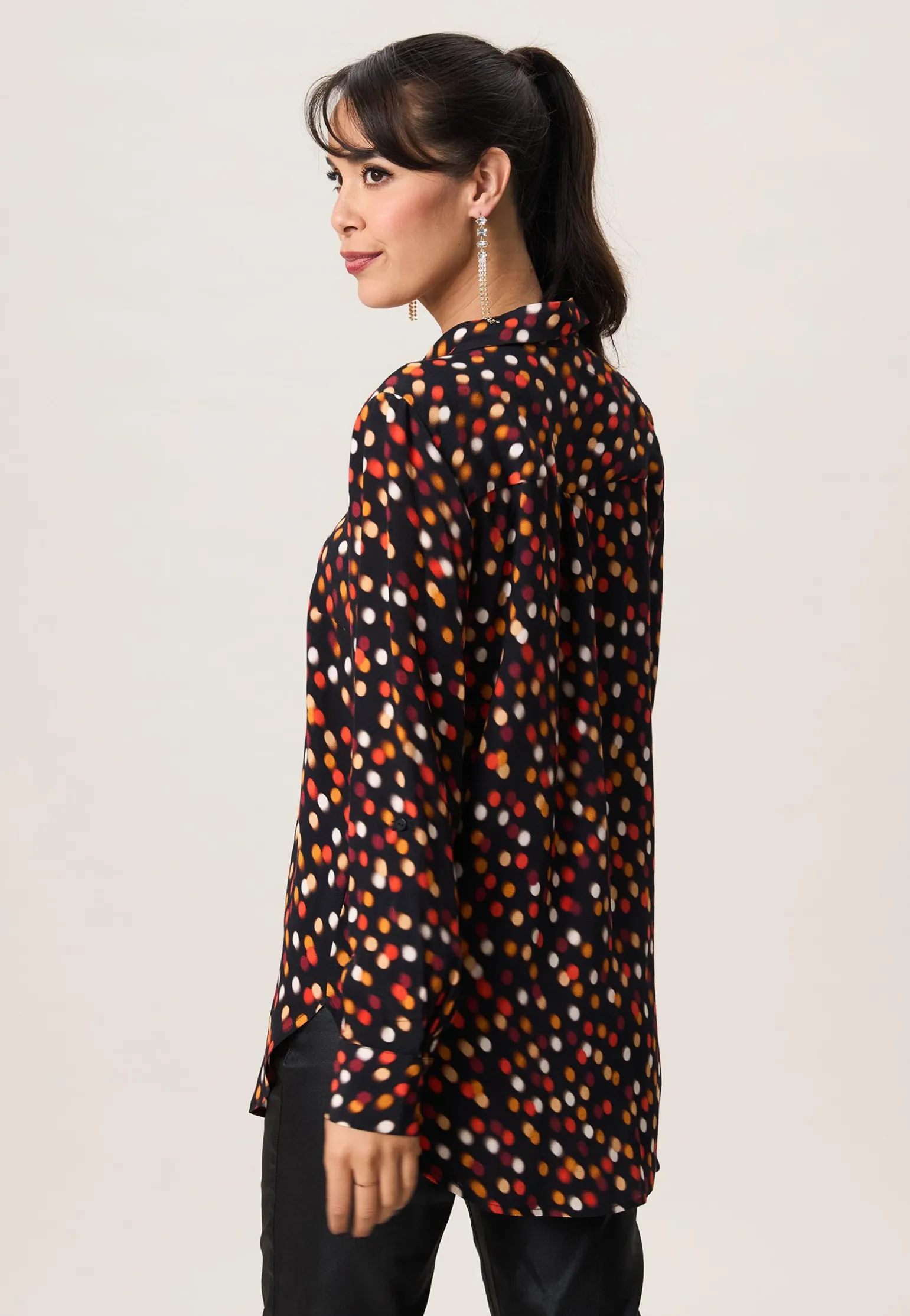 New Miss Etam Blouse print zwart Multi zwart
