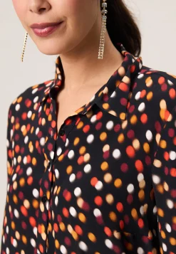 New Miss Etam Blouse print zwart Multi zwart