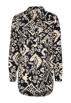 Discount Miss Etam Blouse print zwart Multi zwart
