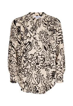 Outlet Miss Etam Blouse print zwart Multi zwart