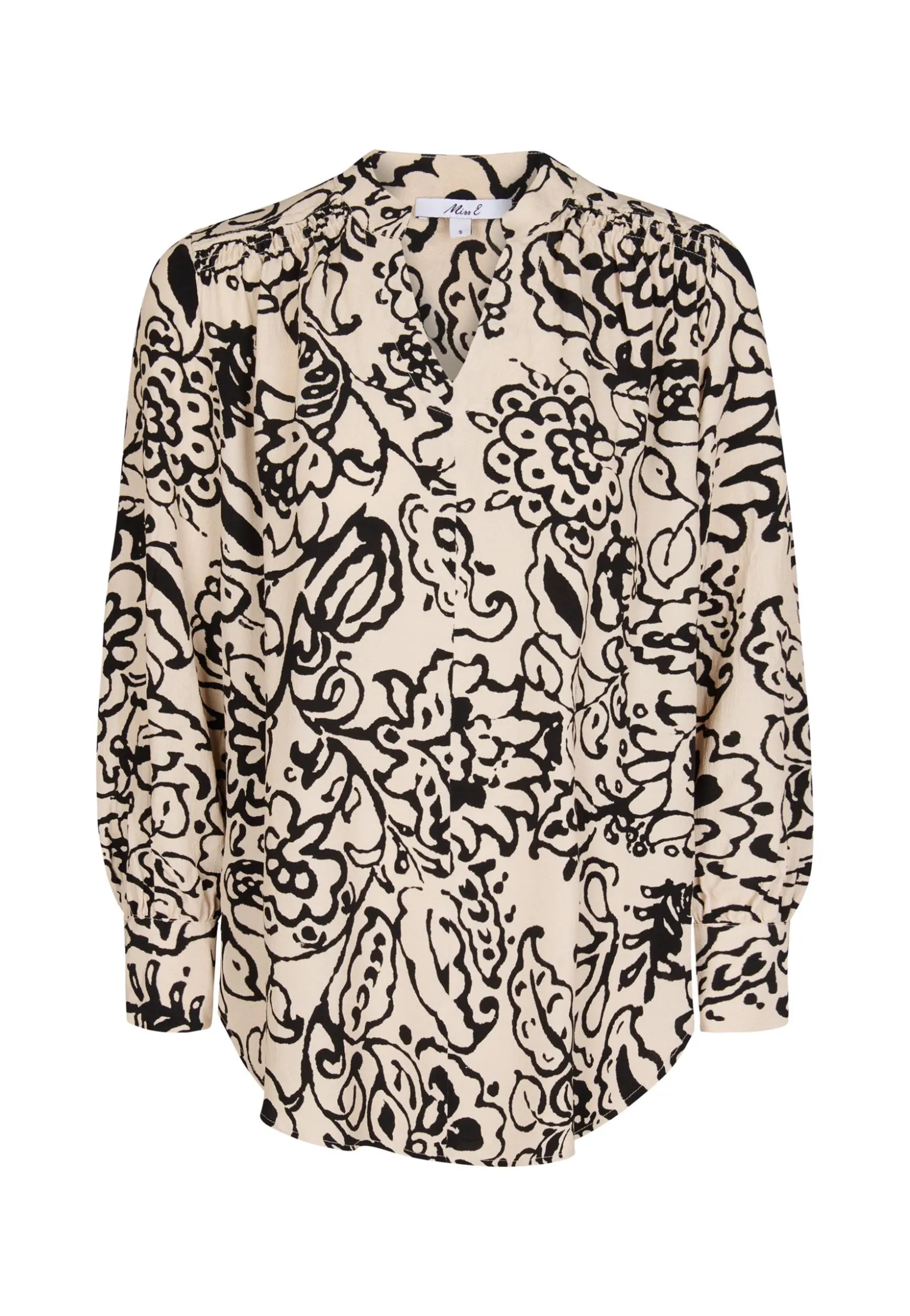 Outlet Miss Etam Blouse print zwart Multi zwart