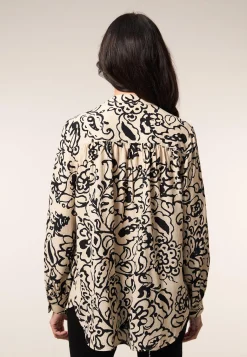 Outlet Miss Etam Blouse print zwart Multi zwart