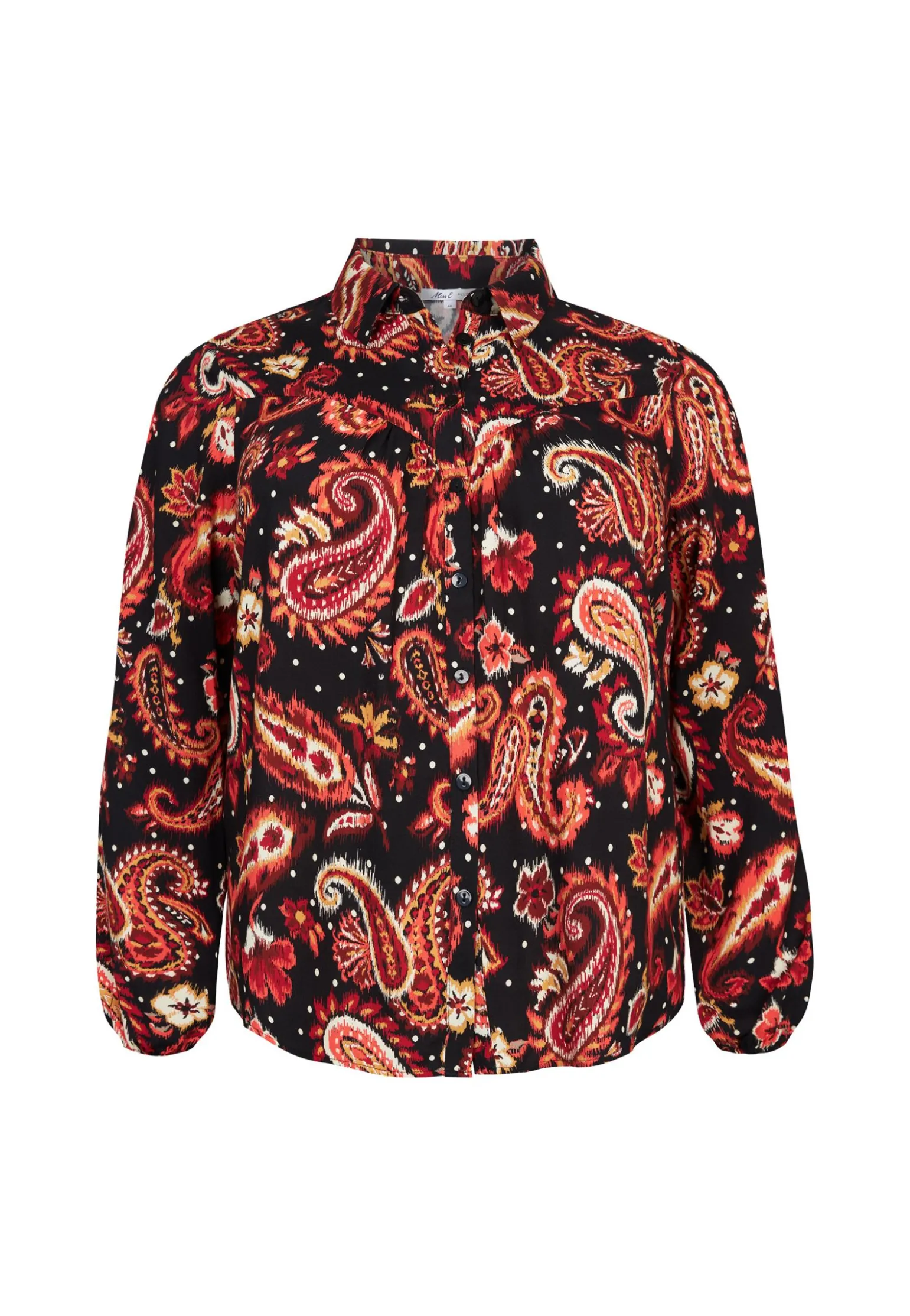 Hot Miss Etam Blouse print zwart Multi zwart
