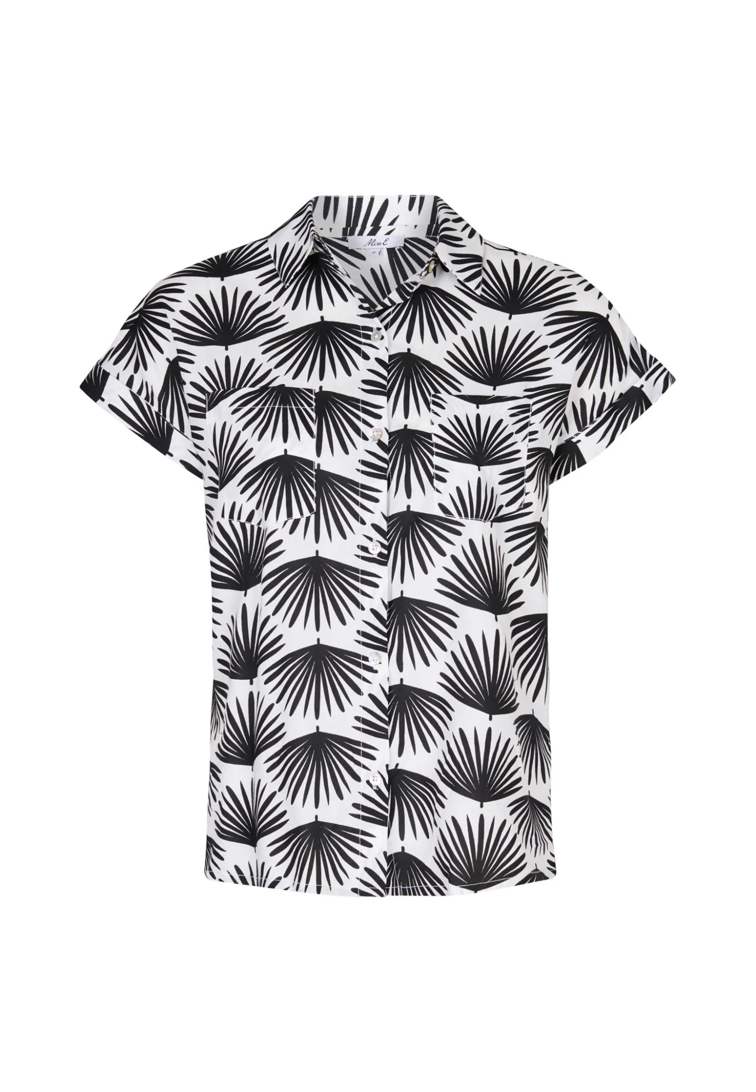 Miss Etam Blouse print zwart Multi offwhite