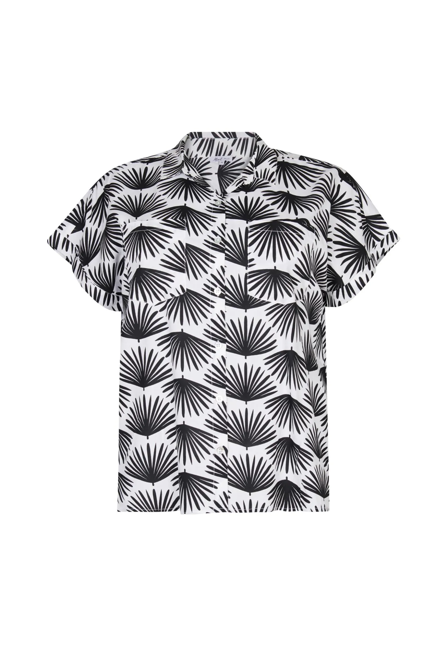 Outlet Miss Etam Blouse print zwart Multi offwhite