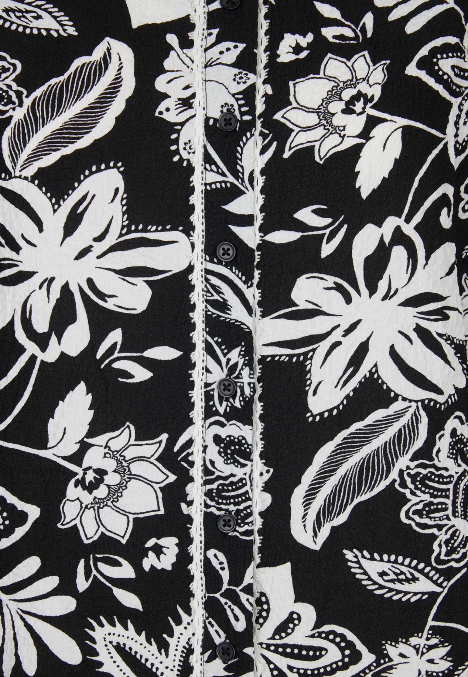 New Miss Etam Blouse print zwart wit Multi zwart